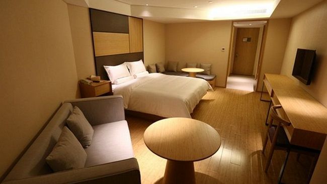 Ji Hotel Shanghai Stadium Rum bild